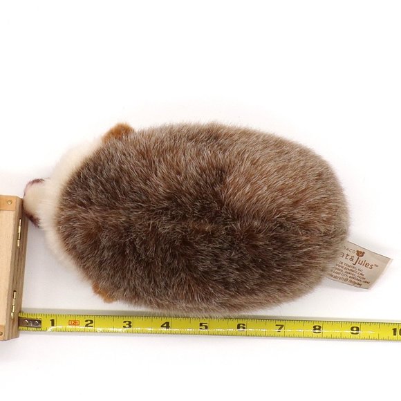 Demdaco Nat & Jules Hedgehog Plush Realistic Stuffed Animal Wildlife 2016 - Picture 9 of 9